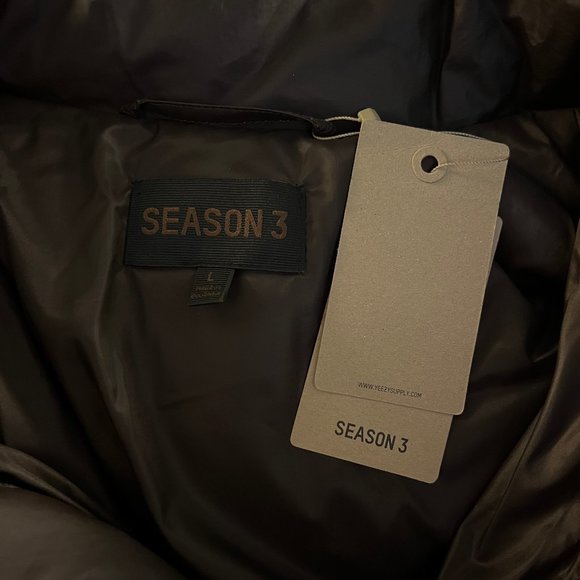 NWT Yeezy Season 3 Waxed Cotton Puffer - Picture 10 of 10